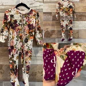 Posh Peanut Corrine Ruffled Footie